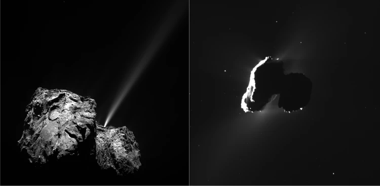 Comet 67P. Cred: ESA/ROSETTA/OSIRIS/NAC