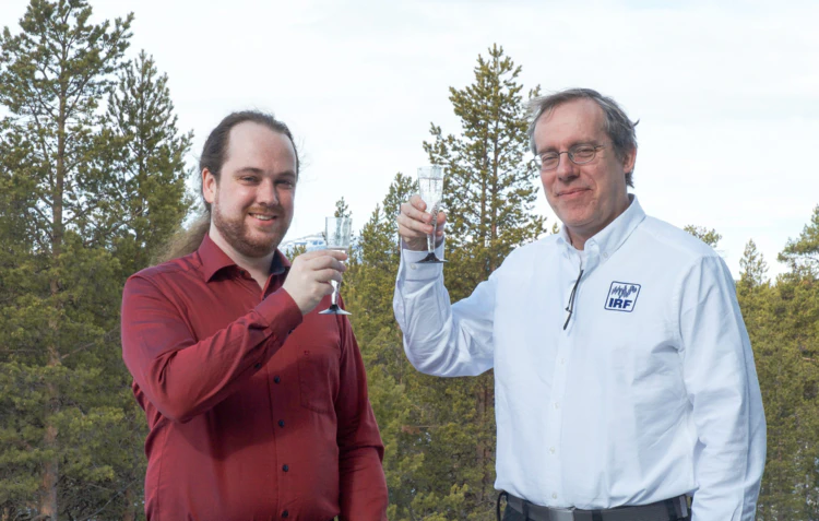 Philipp Wittmann and his supervisor dr. Martin Wieser.