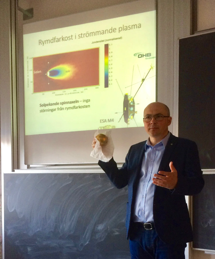 Yuri Khotyaintsev, ny docent vid Institutet för rymdfysik i Uppsala.