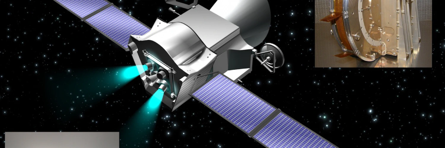 Artist’s impression of BepiColombo with MIPA (left) and ENA (right)